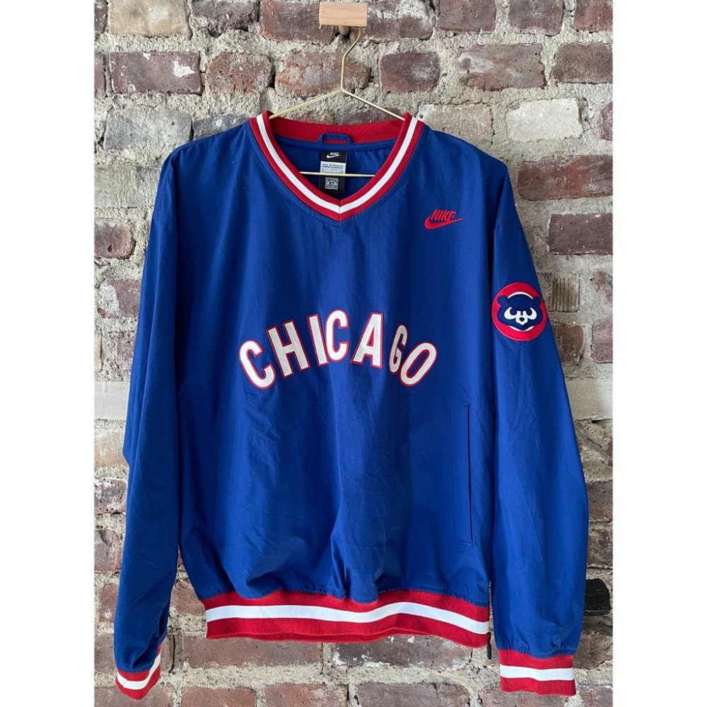Vintage Nike Chicago Cubs Pullover Jersey size medium